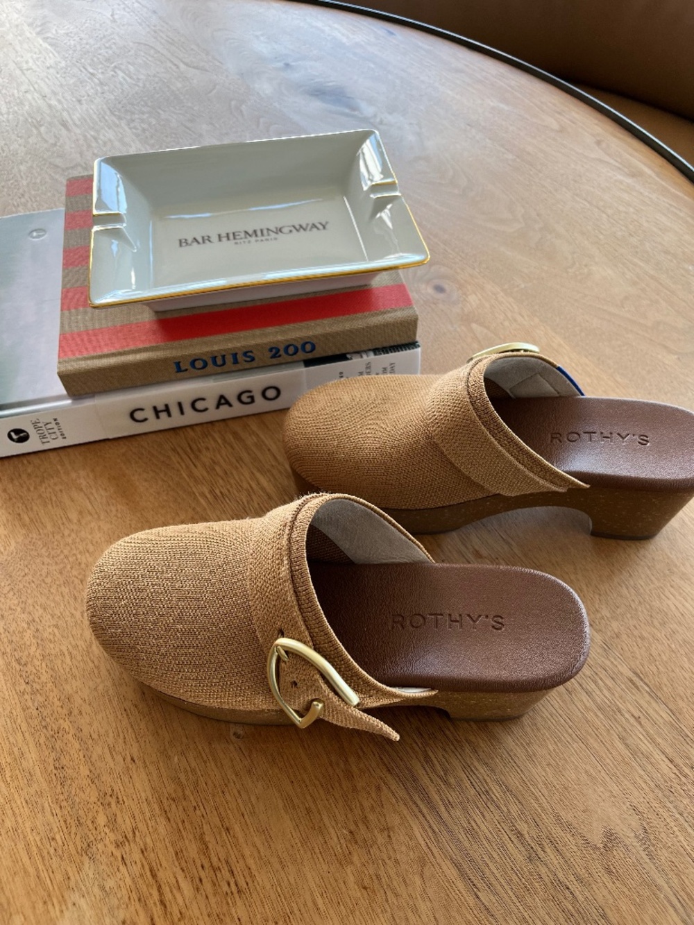 🪵 Buckle Up, Buttercup: Rothy's The Buckle Clog in Tan | Size 5 | Worn Once ✨